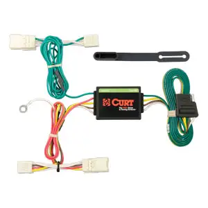 CURT56223 - CURT Custom Wiring Harness, 4-Way Flat Output, Select