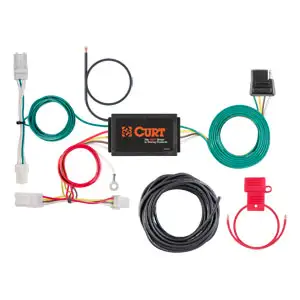 CURT56408 - CURT Custom Wiring Harness, 4-Way Flat Output, Select Kia
