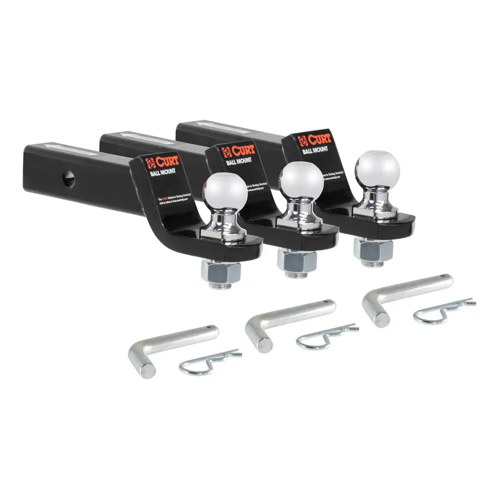 CURT 45332 Supporto Per Palla Di Traino Forgiato - Abbassamento 10,2 Cm, Palla Da 2-5/16", Capacità 15.000 Lbs