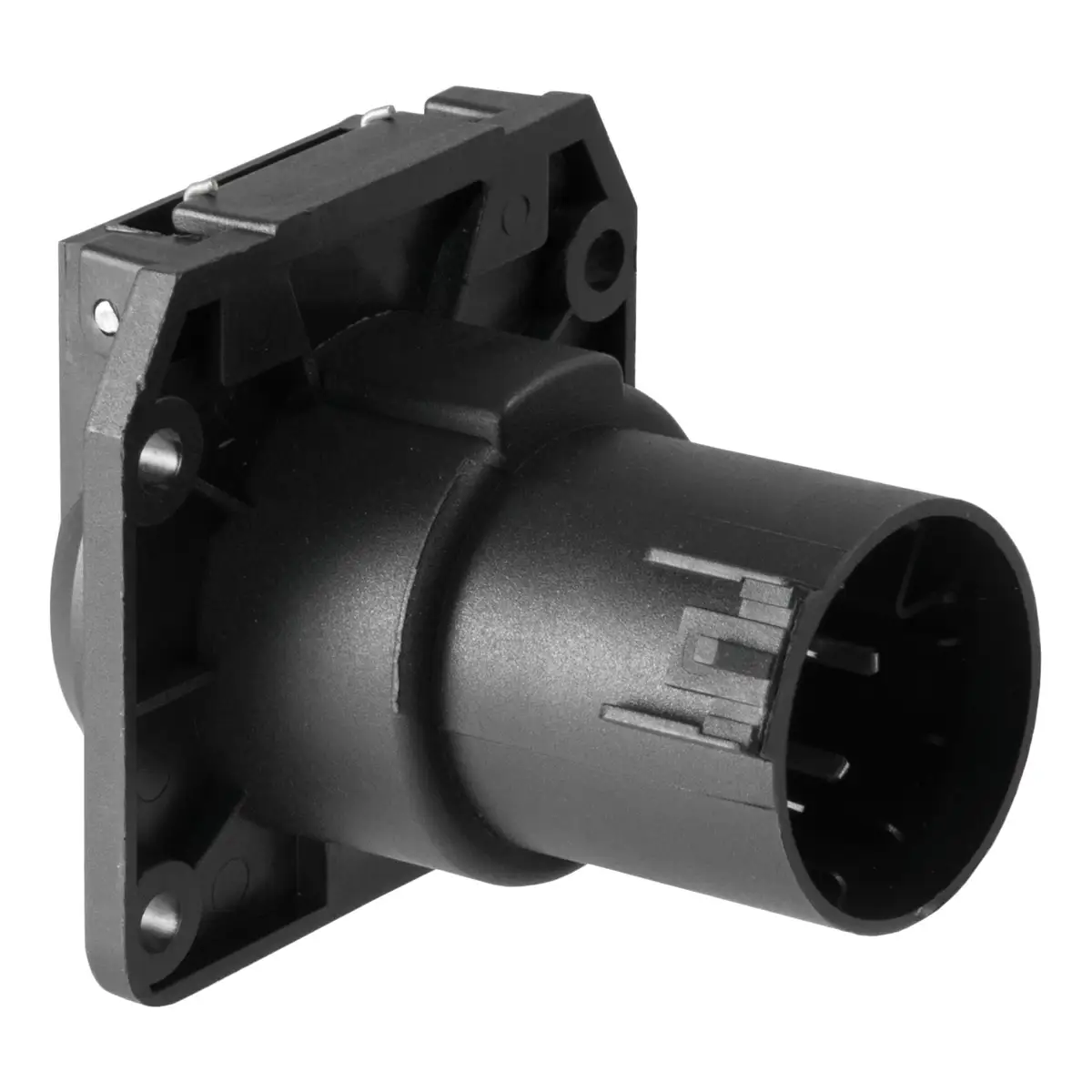 CURT Wiring 55415 7-Way Round Socket for Ford, GM, and ... curt trailer wiring for gm 