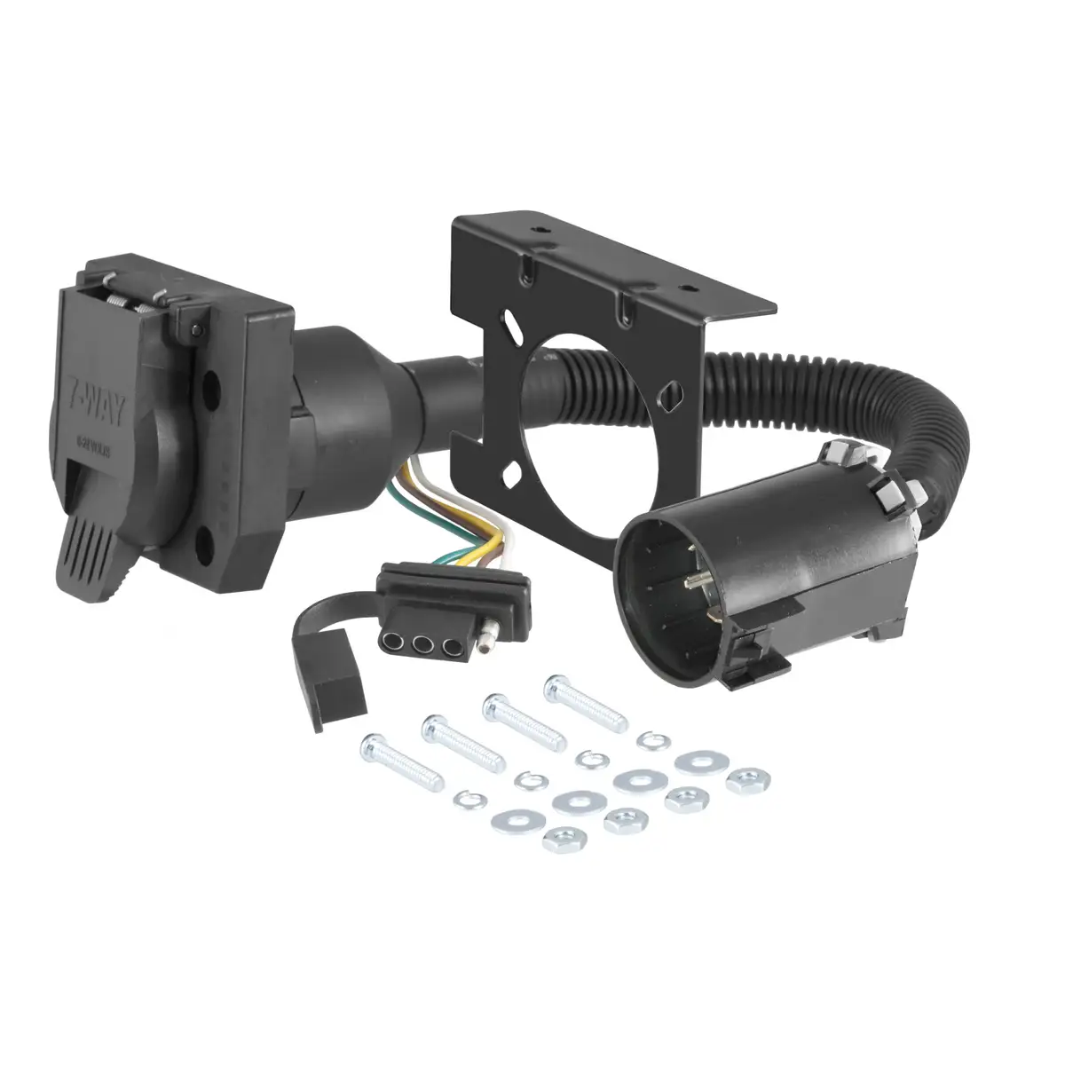 CURT 55774 Trailer Hitch T-Connector Wiring for H3, F-150, Titan, Tundra, Ranger