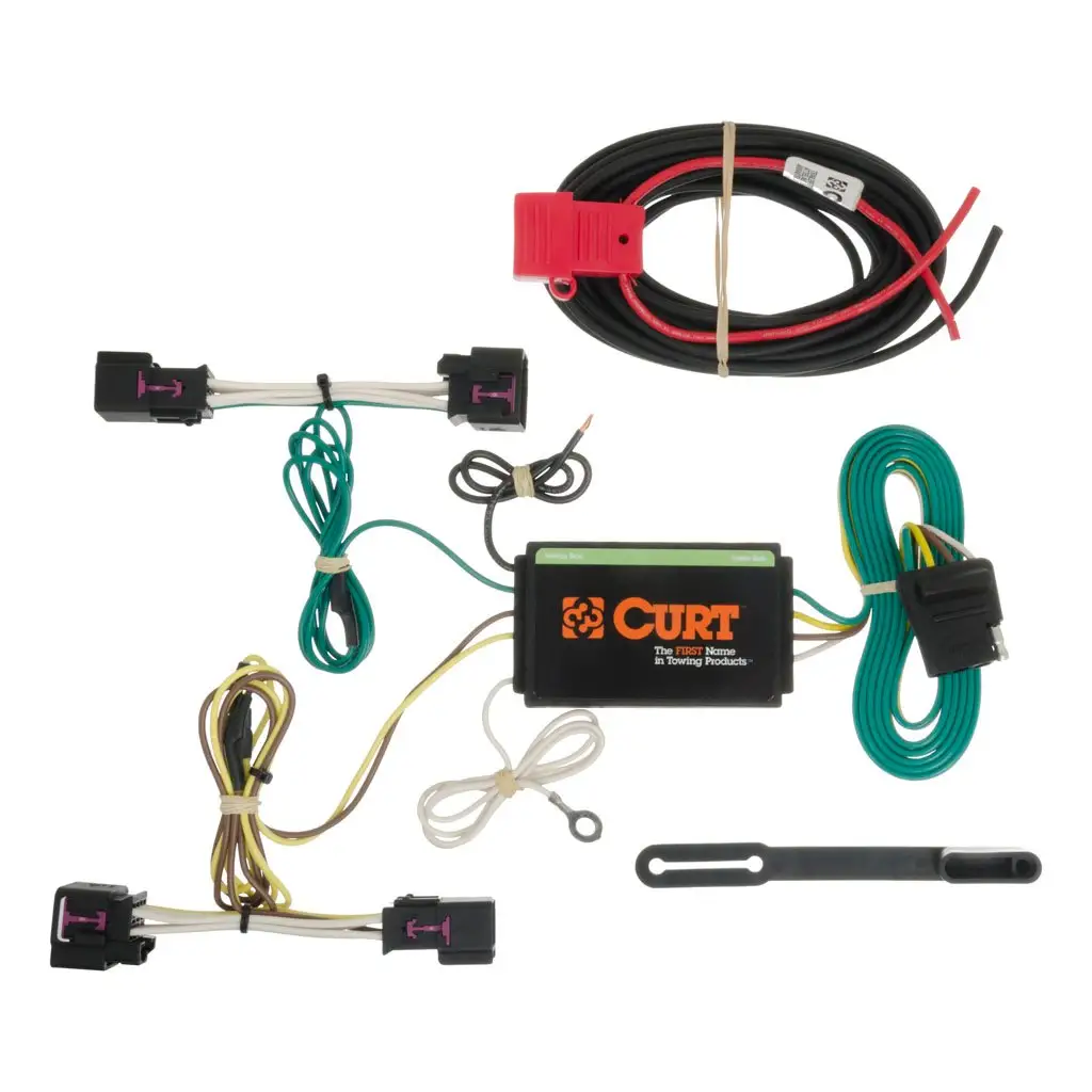 CURT Manufacturing - CURT Custom Wiring Harness #56155 curt wiring harness installation 