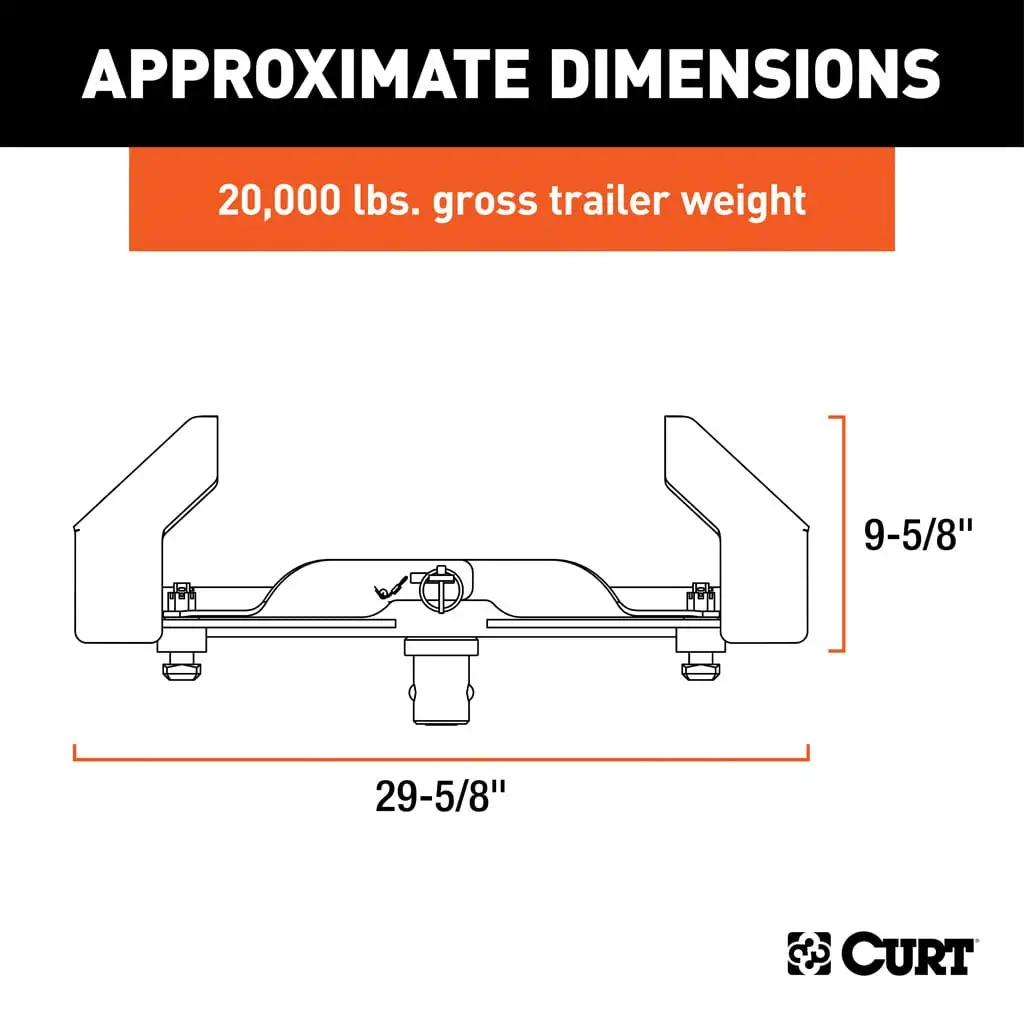 CURT 16026 Puck System 5th Wheel Legs, Select Nissan Titan XD, 8' Bed ...