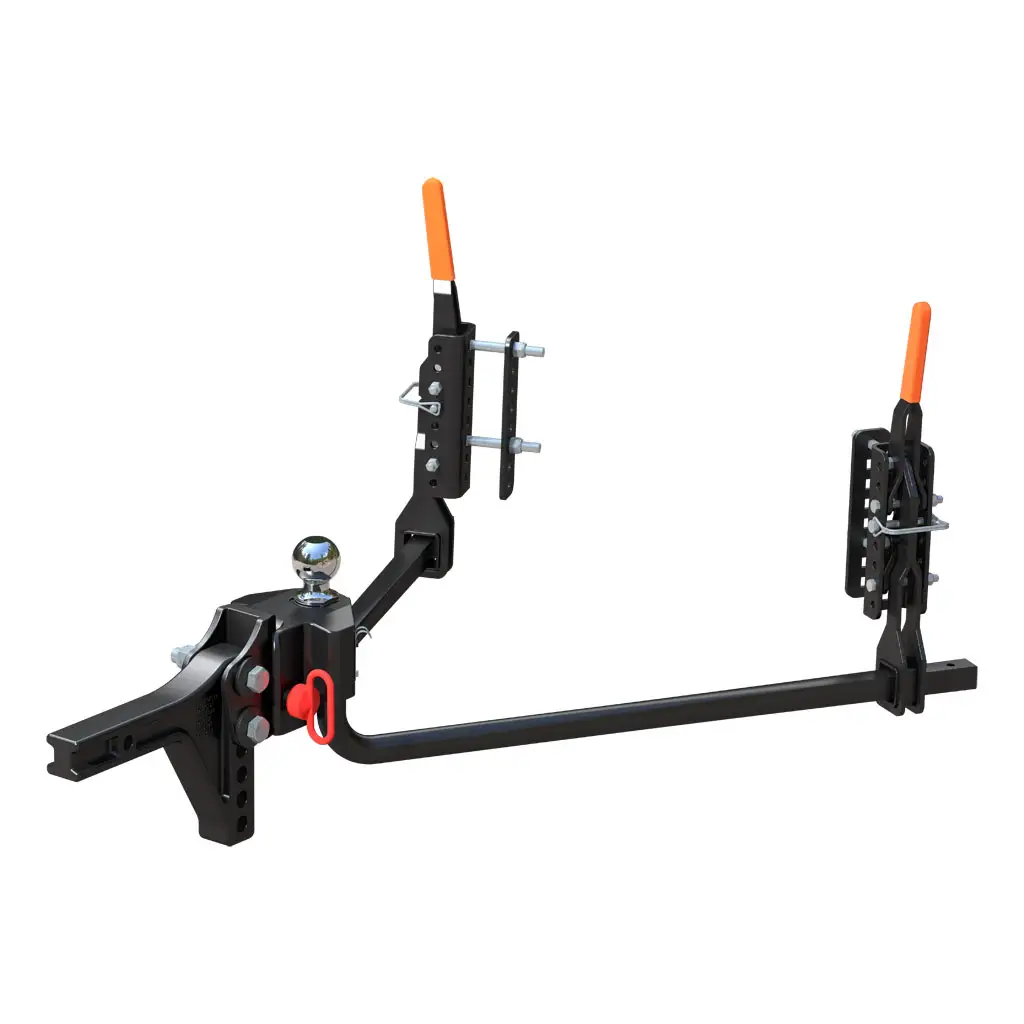 CURT 17510 TruTrack 2P Trailer-Mounted Weight Distribution Hitch, 8-10K