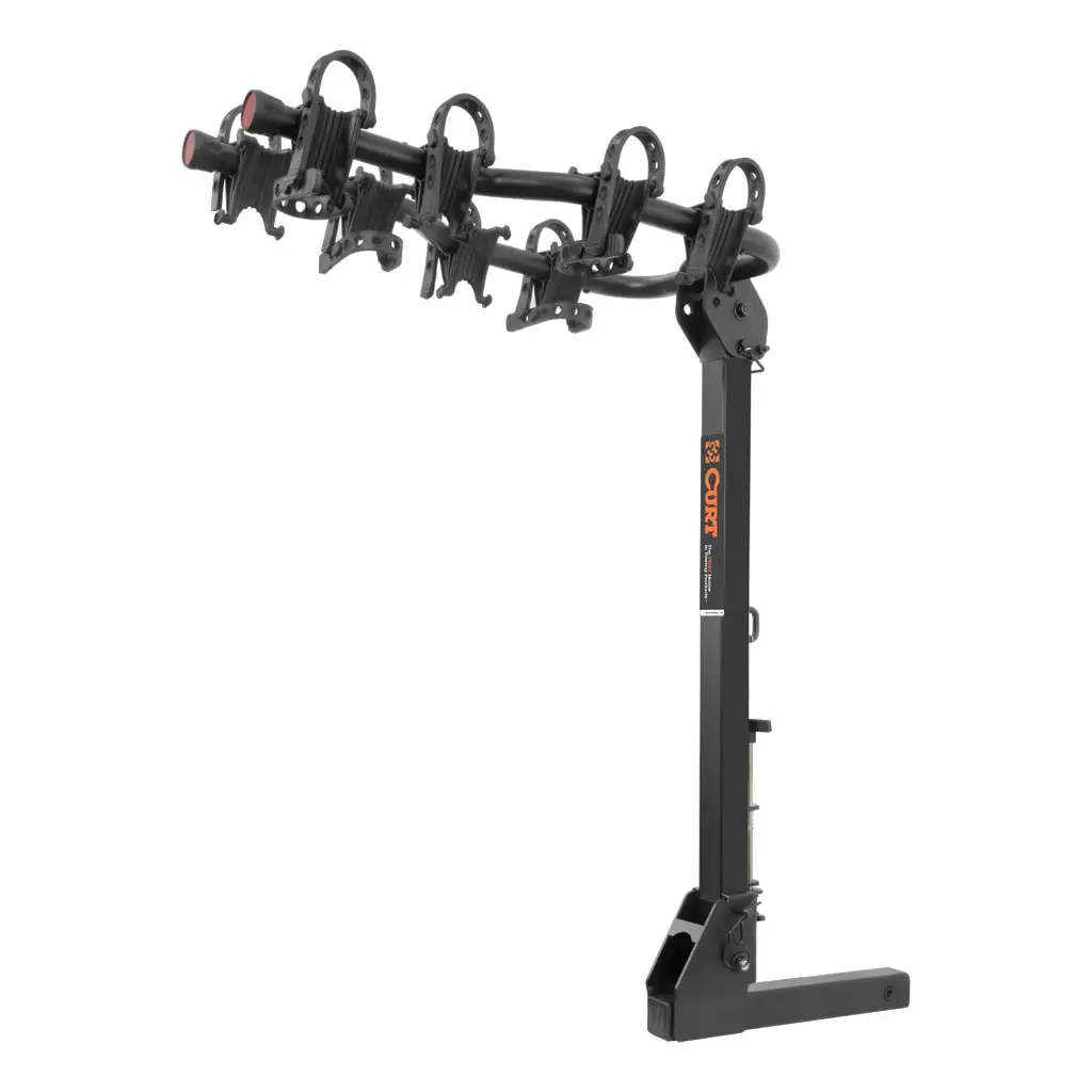 Premium Hitch-Mounted Bike Rack (4 Bikes, 2" Shank)