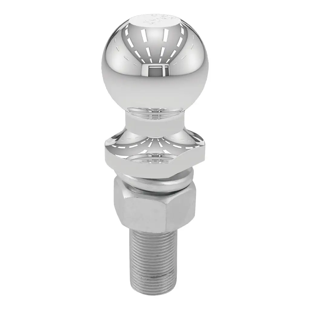 CURT Trailer Ball, 2 In, 6000 Lb, Chrome