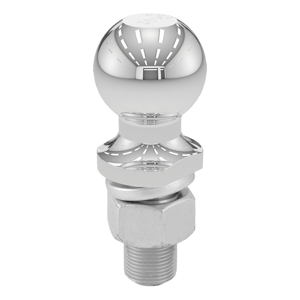 2" Trailer Ball (1" x 2-1/4" Shank, 12,000 lbs., Chrome)