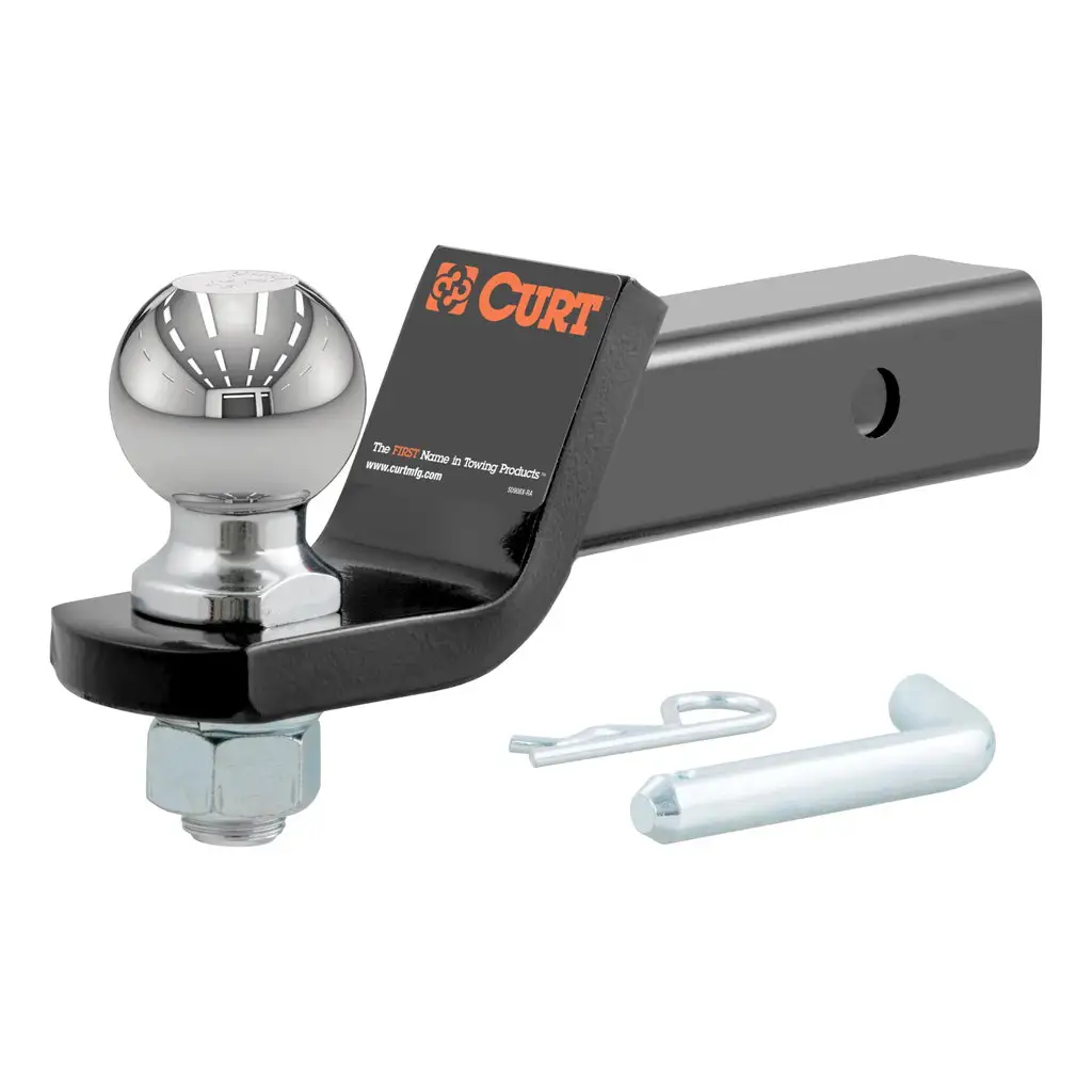 CURT Loaded Ball Mount with 2-5/16-Inch Ball and 2-Inch Drop, MPN 45041