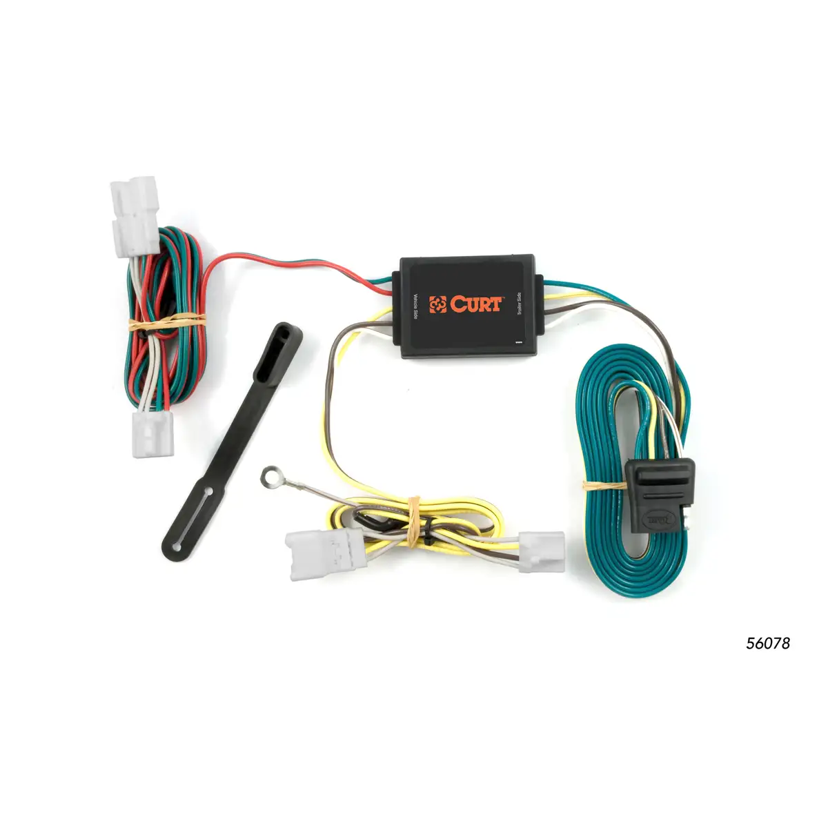 Custom Wiring Harness (4-Way Flat Output): 56078