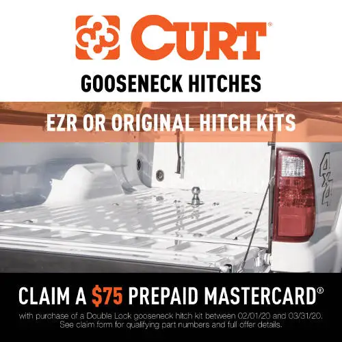 CURT Double Lock Gooseneck Hitches Promotion 2020 CURT Double Lock Gooseneck Hitches Promotion 2020