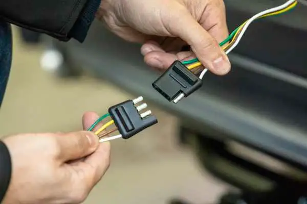 Van Trailer Wiring Connector 4-Way Flat