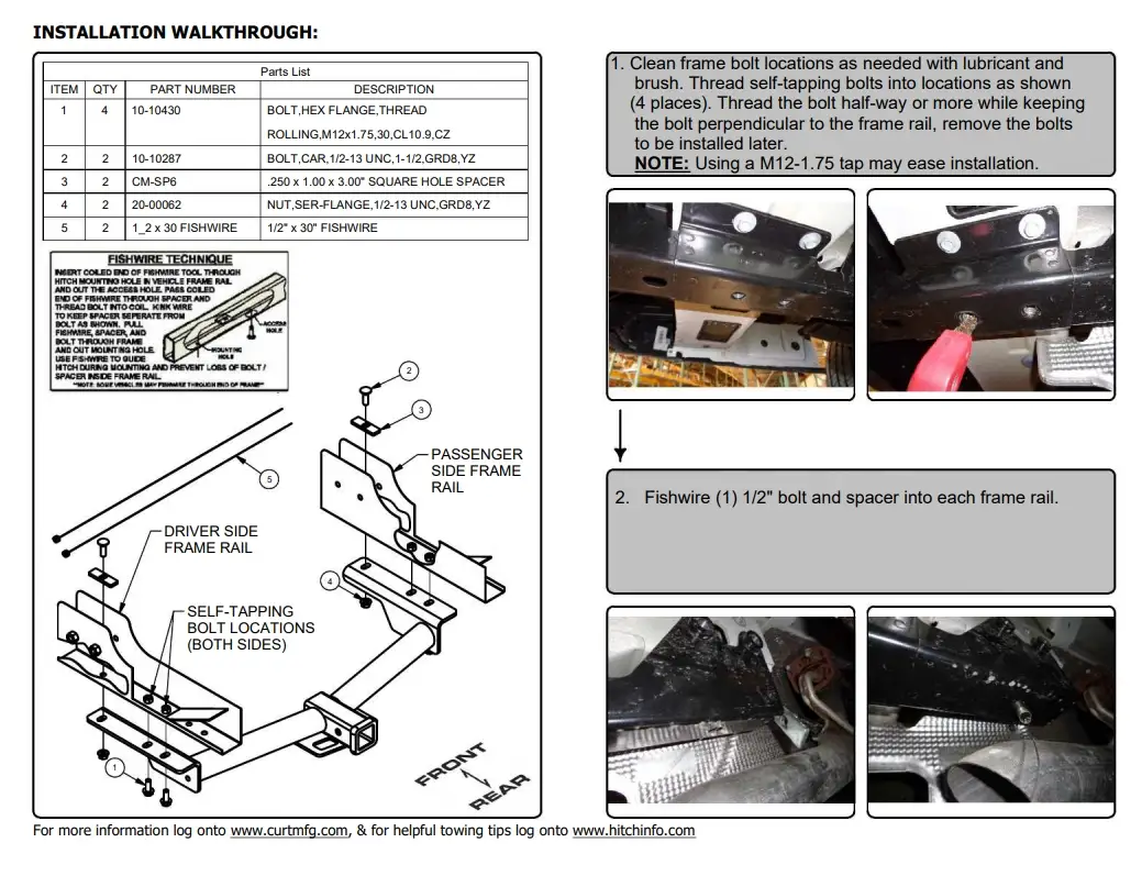 How to install ford transit trailer hitch